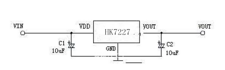 航顺HK7227典型应用电路图