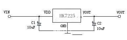 航顺HK7225典型应用电路图