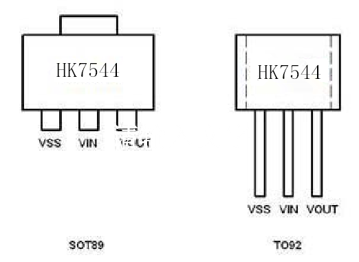 航顺HK7544引脚图/引脚功能