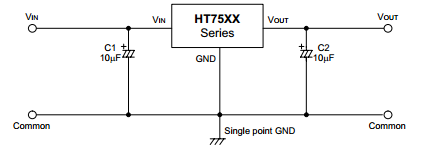 盛群HT7536典型应用电路图