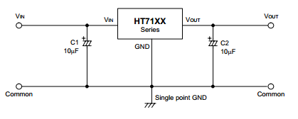 盛群HT7144典型应用电路图