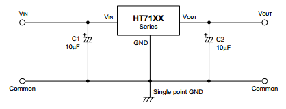 盛群HT7136典型应用电路图