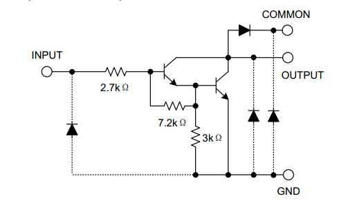 UTC台湾友顺 ULN2803典型应用电路图