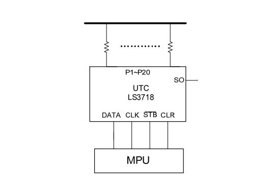 UTC台湾友顺 LS3718典型应用电路图