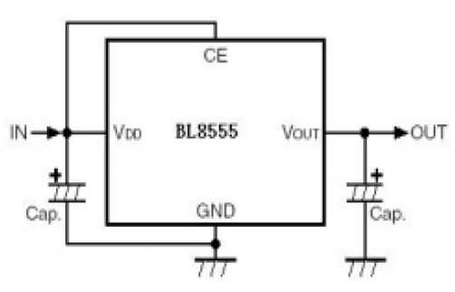 贝岭BL8555典型应用电路图
