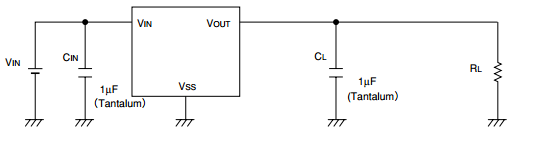 特瑞仕XC6203典型应用电路图