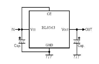 贝岭BL8563典型应用电路图