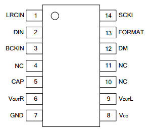 UTC台湾友顺M1725引脚图/引脚功能