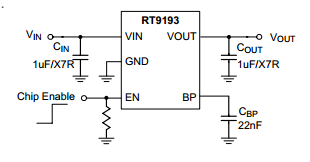 立锜RT9193典型应用电路图