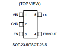 立锜RT8009引脚图/引脚功能