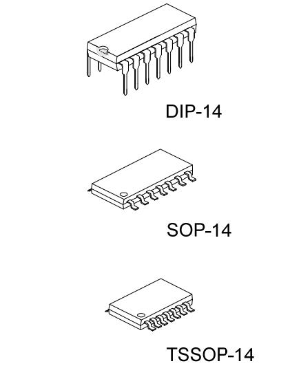 UTC台湾友顺 U74ACT14引脚图 引脚功能