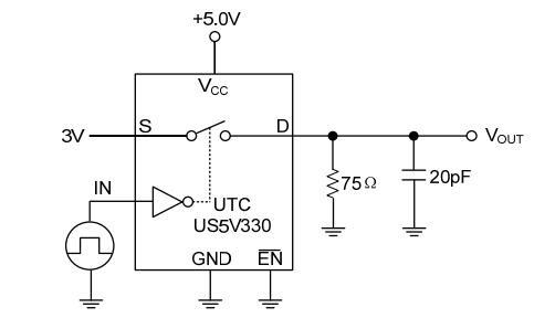 UTC台湾友顺 US5V330典型应用电路图