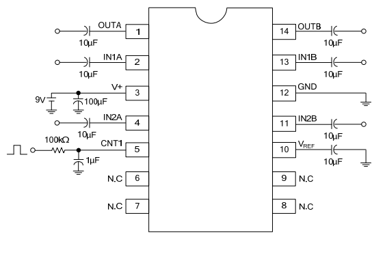 UTC台湾友顺UM2752典型应用电路图