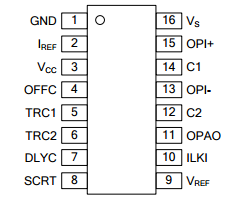 UTC台湾友顺M54133A引脚图/引脚功能