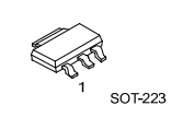 UTC台湾友顺PZT4033引脚图/引脚功能