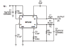 美国芯源MP1482与可替代型号应用电路图