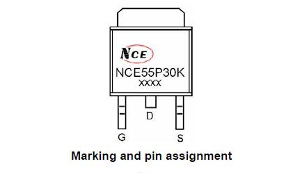 新洁能NCE55P30K引脚图/引脚功能