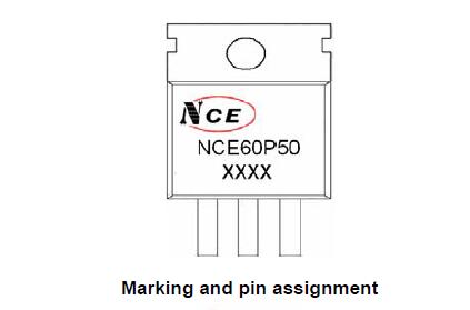 新洁能NCE60P50引脚图/引脚功能