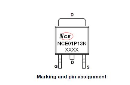 新洁能NCE01P13K引脚图/引脚功能