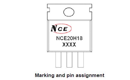 新洁能NCE20H18引脚图/引脚功能