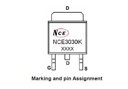 新洁能NCE3030K引脚图/引脚功能