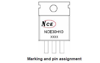 新洁能NCE30H10引脚图/引脚功能