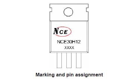 新洁能NCE30H12引脚图/引脚功能