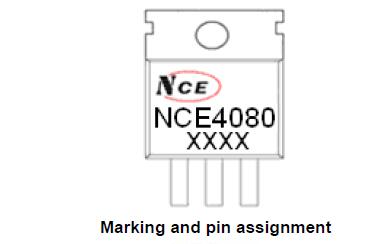 新洁能NCE4080引脚图/引脚功能