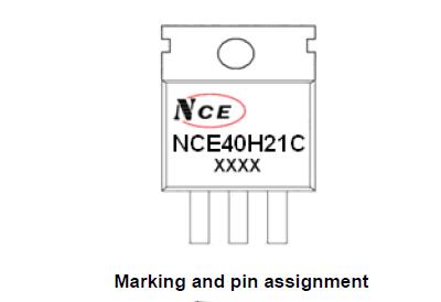 新洁能NCE40H21C引脚图/引脚功能