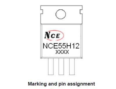 新洁能NCE55H12引脚图/引脚功能
