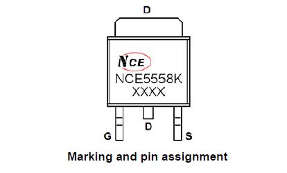 新洁能NCE5558K引脚图/引脚功能