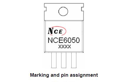 新洁能NCE6050引脚图/引脚功能