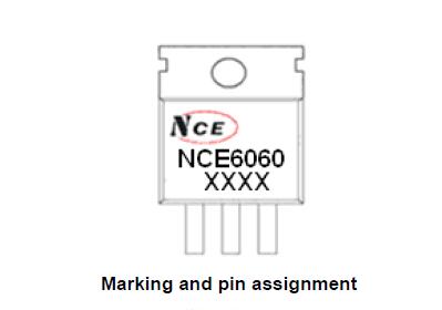 新洁能NCE6060引脚图/引脚功能