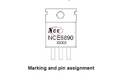 新洁能NCE6890引脚图/引脚功能