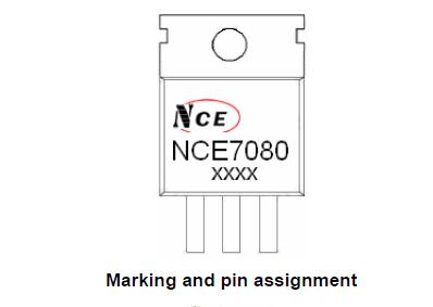 新洁能NCE7080引脚图/引脚功能