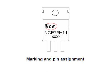 新洁能NCE75H11引脚图/引脚功能
