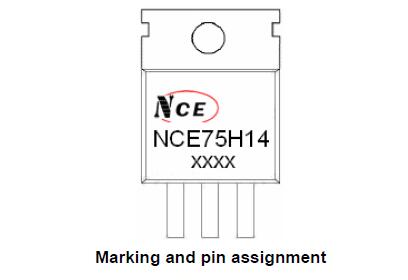 新洁能NCE75H14引脚图/引脚功能