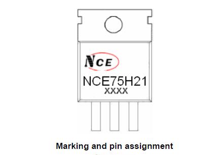新洁能NCE75H21引脚图/引脚功能