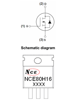 NCE80H16引脚图/引脚功能