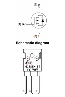NCE85H15T引脚图/引脚功能