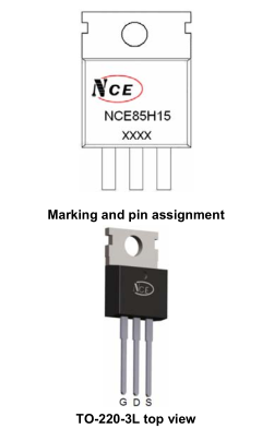 NCE85H15引脚图/引脚功能