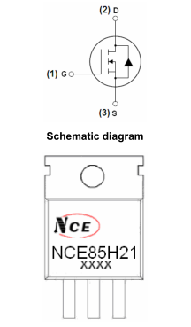 NCE85H21引脚图/引脚功能