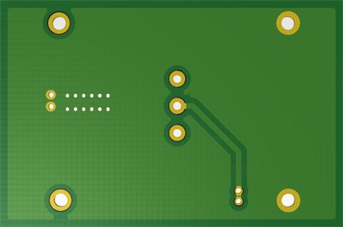 TP4057 PCB设计底层图 