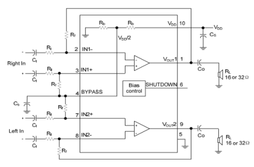 UTC PA3112典型应用电路图