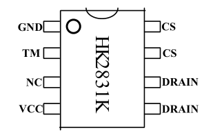 HK2831引脚图/引脚功能