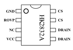 HK2832引脚图/引脚功能