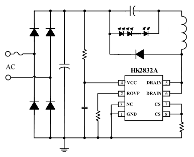 HK2832典型应用电路图